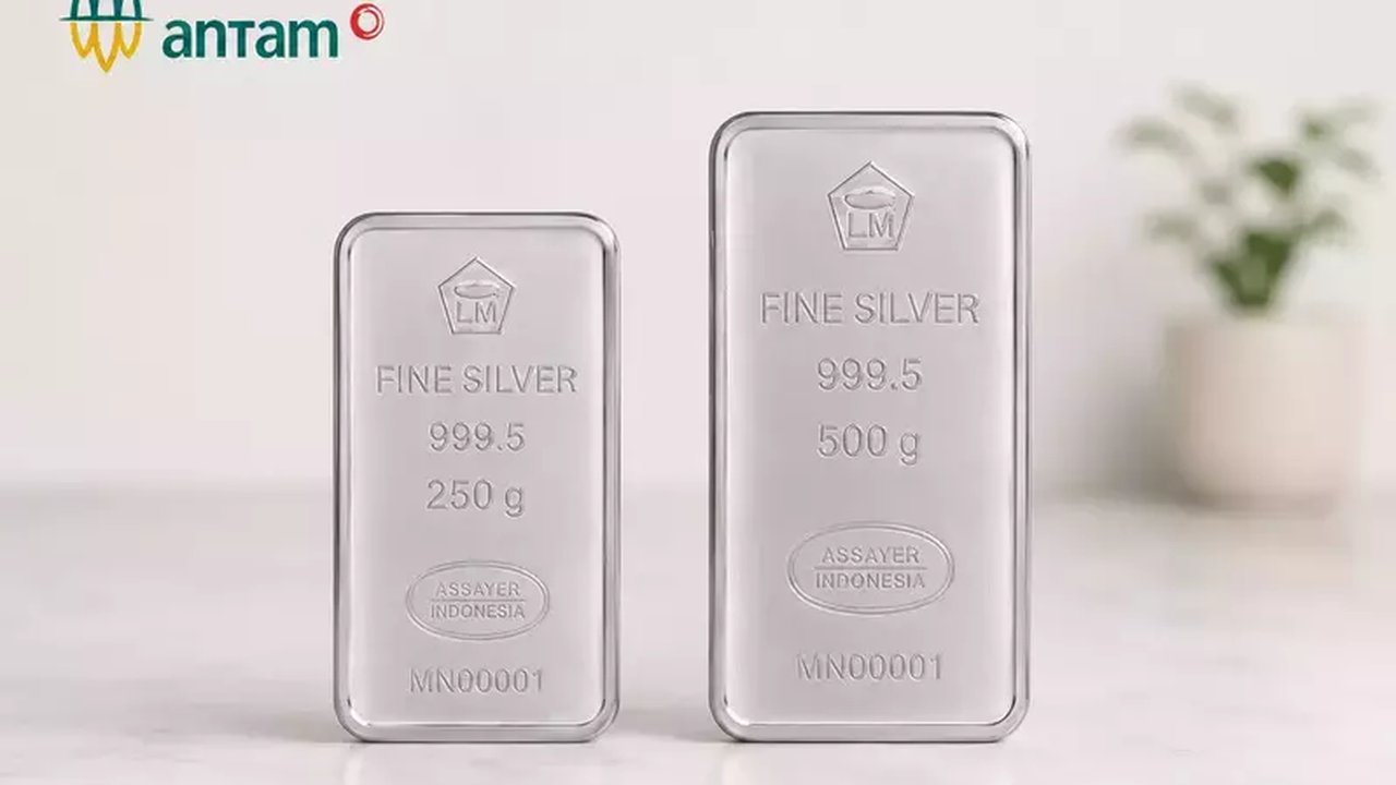 Perak Antam Stabil di Rp 39.300 Per Gram, Varian Berat Kantongi Harga Jual