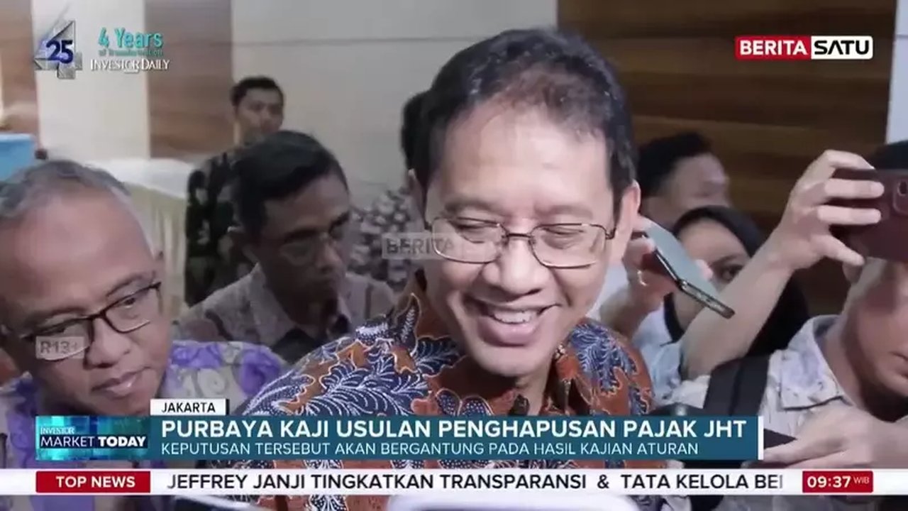 Menkeu Akan Telaah Usulan Penghapusan Pajak Untuk JHT, THR, Pesangon, dan Jaminan Pensiun