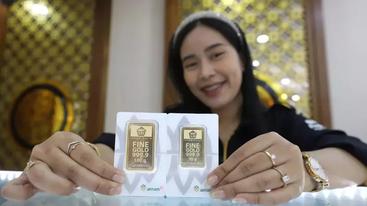 Harga Emas Pegadaian Turun Serentak, Antam hingga Galeri 24 Catat Penurunan
